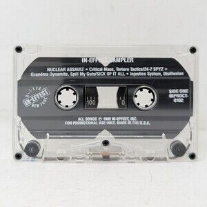 1989 In-Effect Sampler Cassette Tape Only Sick Of It All Madball Prong NYHC